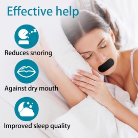 Mouth Plasters, Anti Snoring Mouth Plasters for Night (100 Pieces), Snoring Stoppers, Improves Sleep and Breathing, Suitable for Men and Women