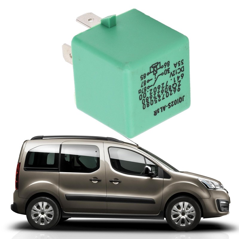Automotive Relay 9620725080 5 Pin Replacement for Berlingo Long-Lasting Metal