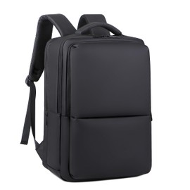 Oiiwak 17.3 Inch Travel Laptop Backpack, Water Resistant College Backpacks with USB Charging Port, Big Capacity Business Computer Bag, Gifts for Men Women Casual Daypack, Black