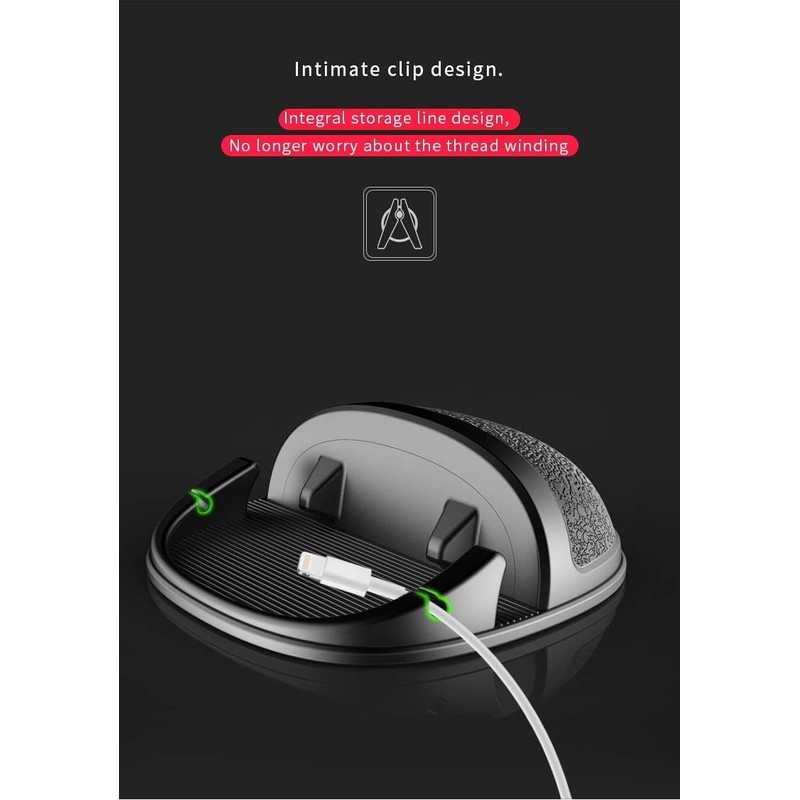 Car Phone Holder – Non-Slip Silicone Dashboard Mat, Universal Cell