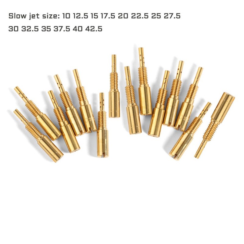 14PCS Pilot Jet Slow Jet Kit for Mikuni Carburetor RS