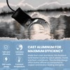 Upgraded 500-Watt Chicken Water Heater - Submergible Cast Aluminum Utility