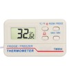 Refrigerator Thermometer Digital Fridge Freezer Temperature Meter Magnetic Back with