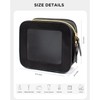 LETGO Mini Makeup Bag,Clear Makeup Bag Cute Travel Makeup Bag