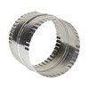Deflecto Deflecto 4 Duct Connector, Aluminum with Bead and Crimp,