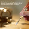 Feather Pen Exquisite Vintage Elegant Stainless Steel Smoothly Writing Wear