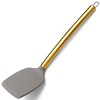 Gold Spatulas, Berglander Non-stick Silicone Solid Turner Titanium Gold Plating