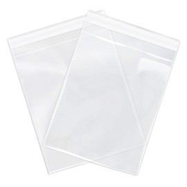 Roll Maven 1000 Count 9" x 12", 2 Mil Self Seal Clear Mailer Cellophane Bag - Resealable Plastic Poly Cello Bags for Bakery, Candle, Soap, Cookie Poly Bags