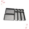 CAXUSD 8pc Multifunctional Storage Container Plastic Drawer Boxes Lids Compartment