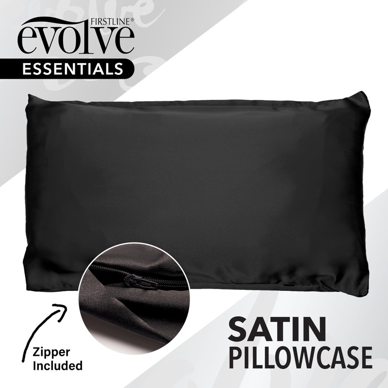 Evolve "Go Satin" Pillowcase Black