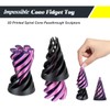 Impossible Cone (3 Pieces), 3D Print Spiral Cone Fidget Toy,
