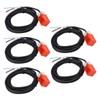 5Pcs Proximity Switch NPN Normally Open 100Hz Response Frequency IP65