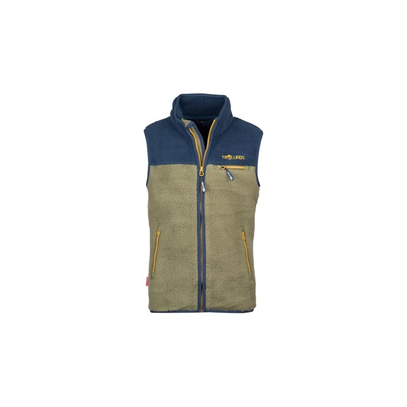 Trollkids Kids Hemsedal Vest, Pine Green