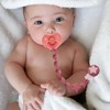 Silicone Baby Pacifier Clips for Boys and Girls, Pack of