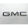 Auto Front & Rear GMC White Black OVERLAY Emblem Badge