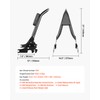 VEVOR Motorcycle Backrest Sissy Bar, Compatible with Harley-Davidson Touring Models,