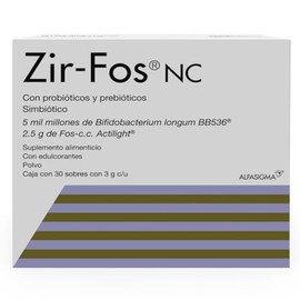Zir-Fos Simbiotico Probioticos y Prebioticos 30 Und                                                                                                   