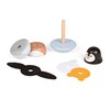 Janod J08127 Wooden Stacking and Rocking Pigoo