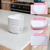 CACASO 10 Piece Serving Platter Set, Heart Shaped Ceramic Sauce