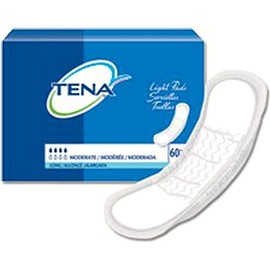 TENA Light Bladder Control Pads, Tena Pad Lng Mod Absbncy, (1 PACK, 60 EACH)