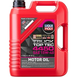 Liqui Moly Truck Top Tec 4450 | SAE 15W-40 Mineral Motor Oil | 5 Liter | SKU: 22038