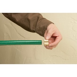 Orbit 56801N 5/8 Inch Repair Mender Hose Connector, Male, brass