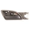 TRQ Front Right Interior Door Handle Gray Housing With Chrome