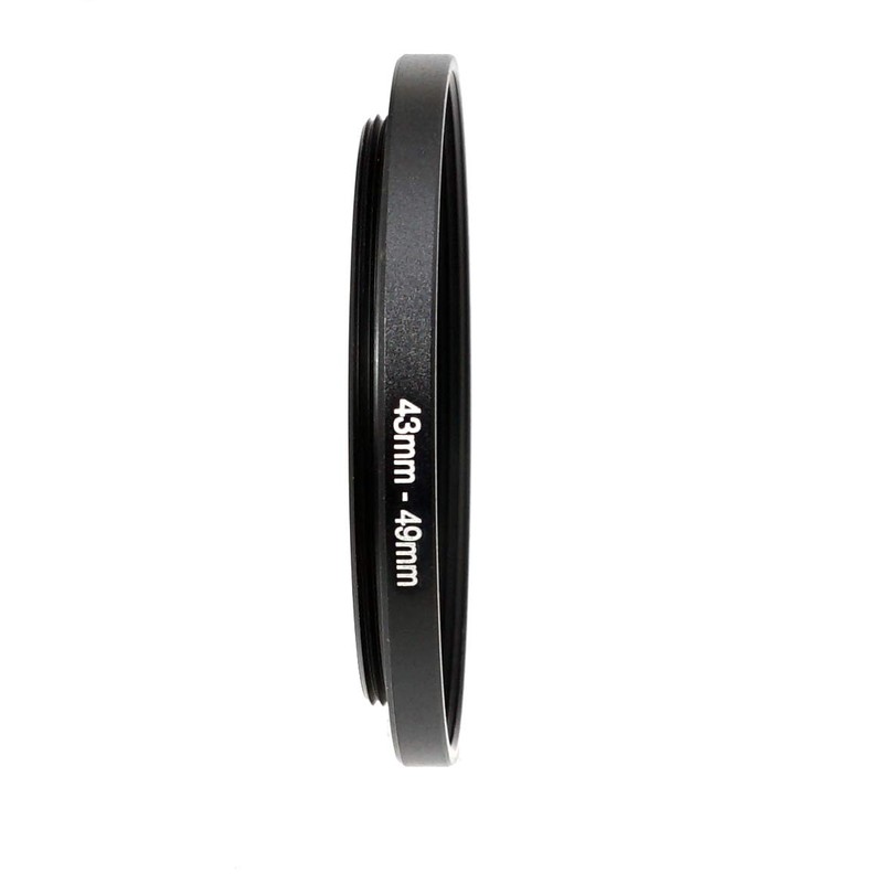 (2 Pcs) 43-49MM Step-Up Ring Adapter, 43mm to 49mm Step