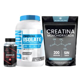 Anabolicos Testo+proteína D-mon 1kg+creatina 1kg Muscle Life