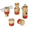 Hromee 5 Piece 1/4 Inch Compressor Air Tank Port Fittings