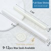 Glue Gun Wax Seal Sticks Pearl White, Andotopee 10pcs Pearlescent