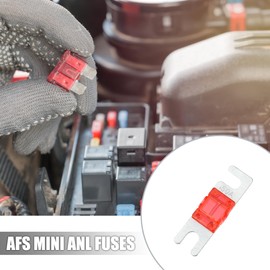X AUTOHAUX 10pcs 50A AFS Mini ANL Fuses Replacement Electrical Protection for Car Truck Motorcycle Boat Audio CDs