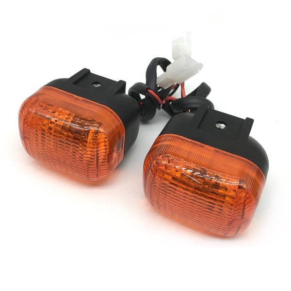SPNUVR 2Pcs Motorcycle Front turn signals Winker Indicators light Fit