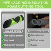 3PCS Foam Pipe Insulation Cutter Tool, Cutting Guide Clip 3