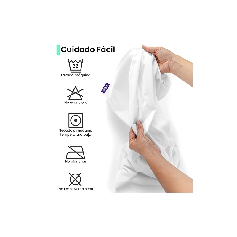 Linenspa - Protector de Colchón Individual Impermeable - Tela Suave