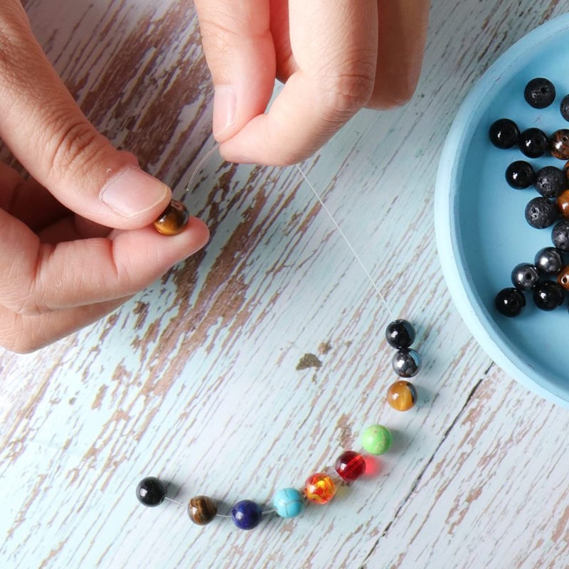 Clear Stretch Elastic 0.5mm 18 metres Elastic Beaded String for