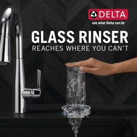 Delta GR150, Chrome Glass Rinser, Standard
