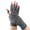Bamboo Compression Arthritis Gloves for Men & Women - Fingerless