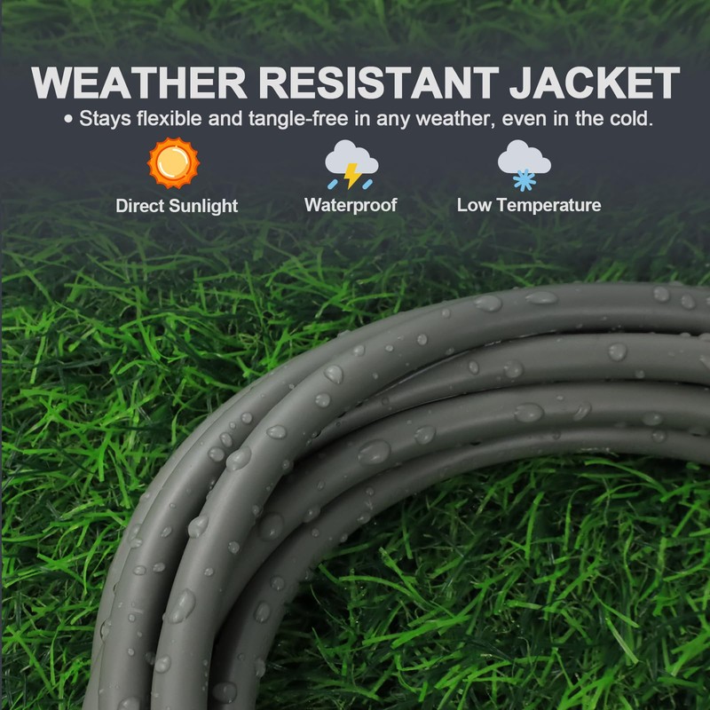 EP 25 Ft Outdoor Extension Cord, 12/3 SJTW Heavy Duty