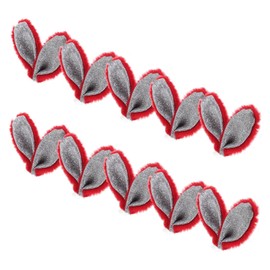 Ciieeo 10pcs Mini Easter Bunny Diy Hair Clip Decorative Rabbit Ear Headpiece for Girls Kawaii Easter Party Accessory