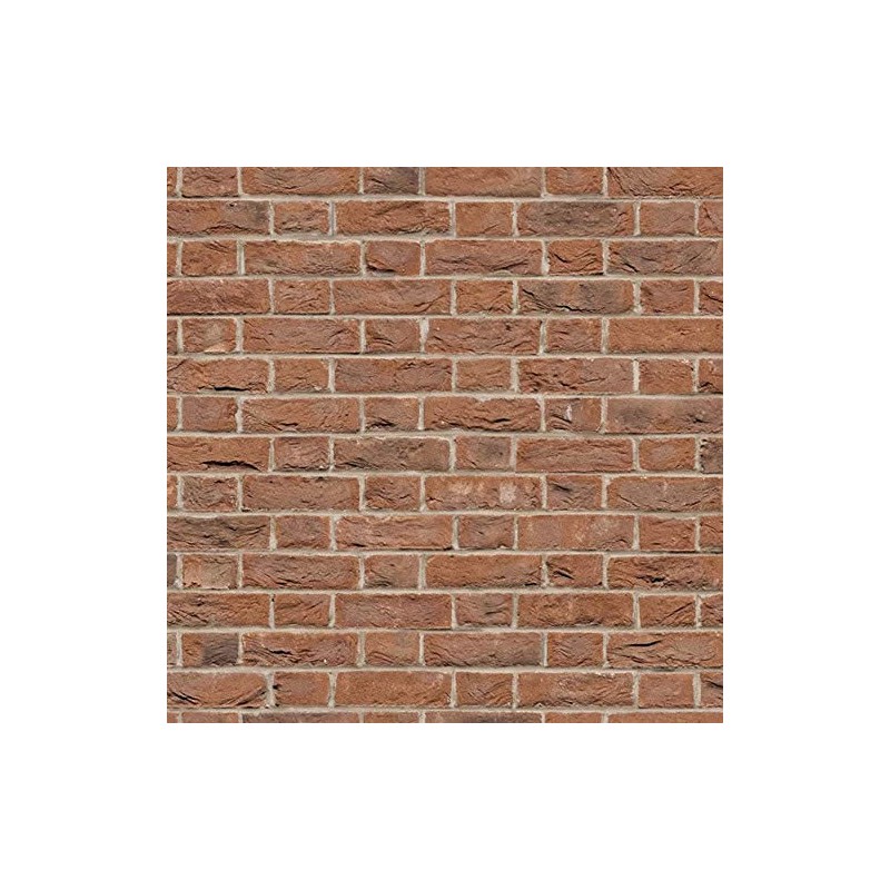 Melody Jane Dollhouse Embossed Wethered Stone Flemish Bond Outdoor DIY
