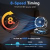 Portable fan rechargeable with 5.3 Bluetooth Speaker, 25000mAh Camping Fan