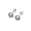 TreasureBay Stunning Natural Freshwater Pearl Stud Earrings With 925 Silver