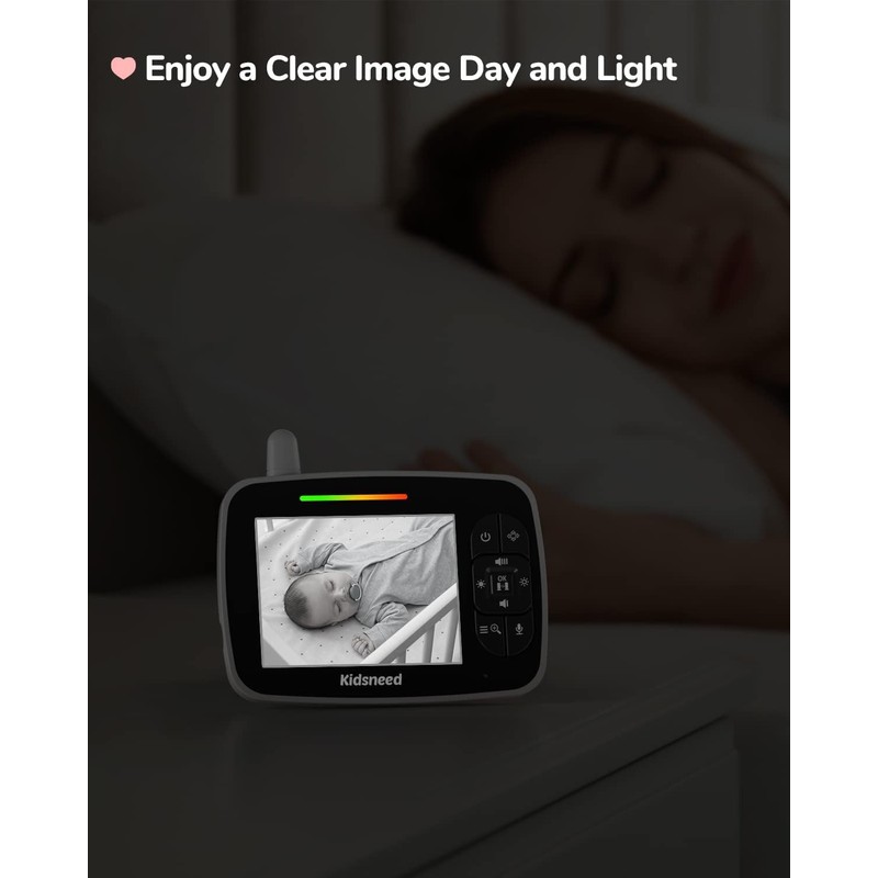 Baby Monitor - 3.5 inch Large Display Video Baby Monitor