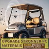 ECOTRIC Tinted Windshield Compatible with 2007-2016 Yamaha Drive G29 Gas