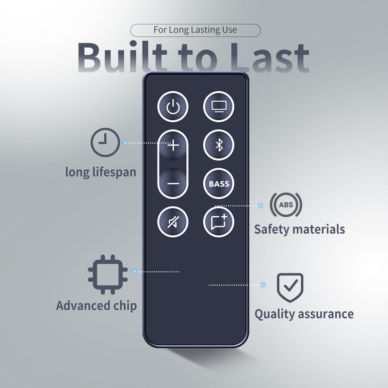 ZWP Replacement Remote Control Fit for Bose TV Speaker,Compatible for