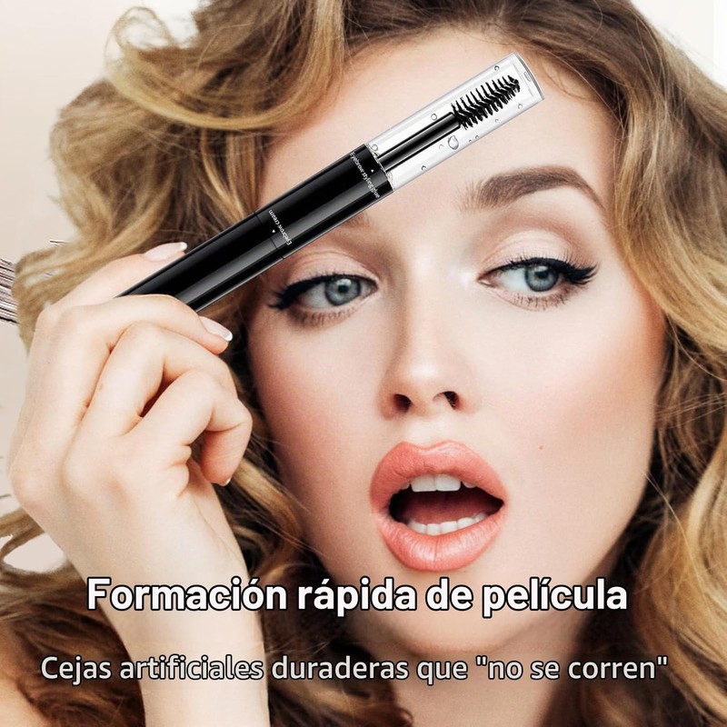 Gel para Cejas de Doble Extremo con Color, Fijador de