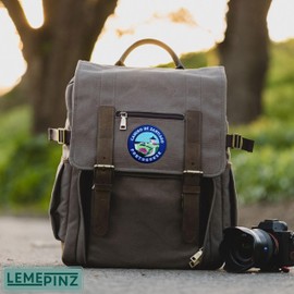 LEMEPINZ The Camino Portuguese 3 Inches Embroidery Patch, Iron On/Sew On Travel Embroidered Applique Patch, Travel Patches, Fabric Patches for Clothes Backpacks Hats, Traveling DIY Accessories Gifts