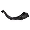 TRQ Front Right Inner Fender Liner Black Passenger Side Compatible