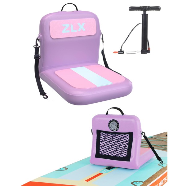 ZLX Paddle Board Seat with Back Support, Portable Kayak Seat,
